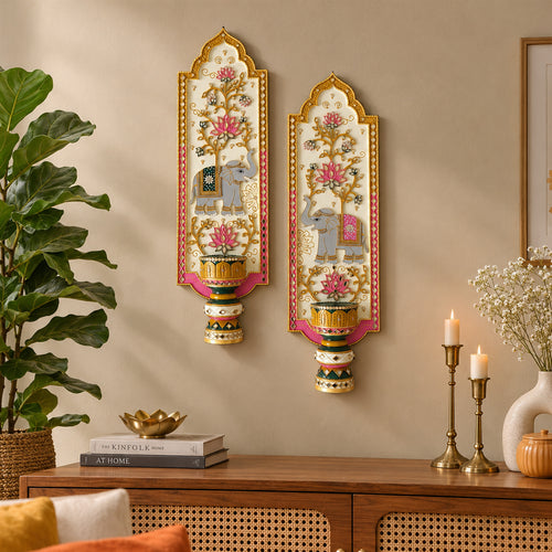 Shriyam Wall Panel Airawat Pair