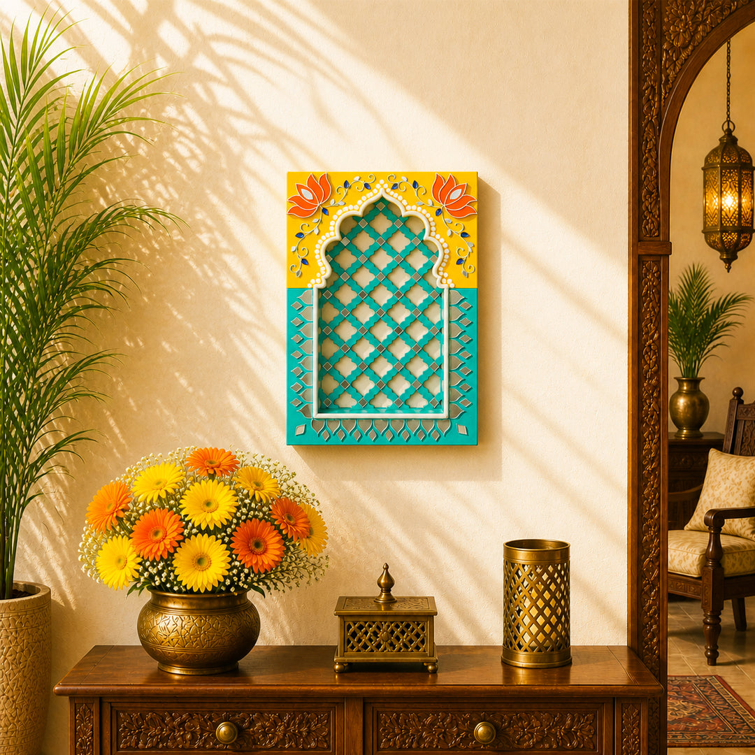Royal Jali Jharokha Blue Series