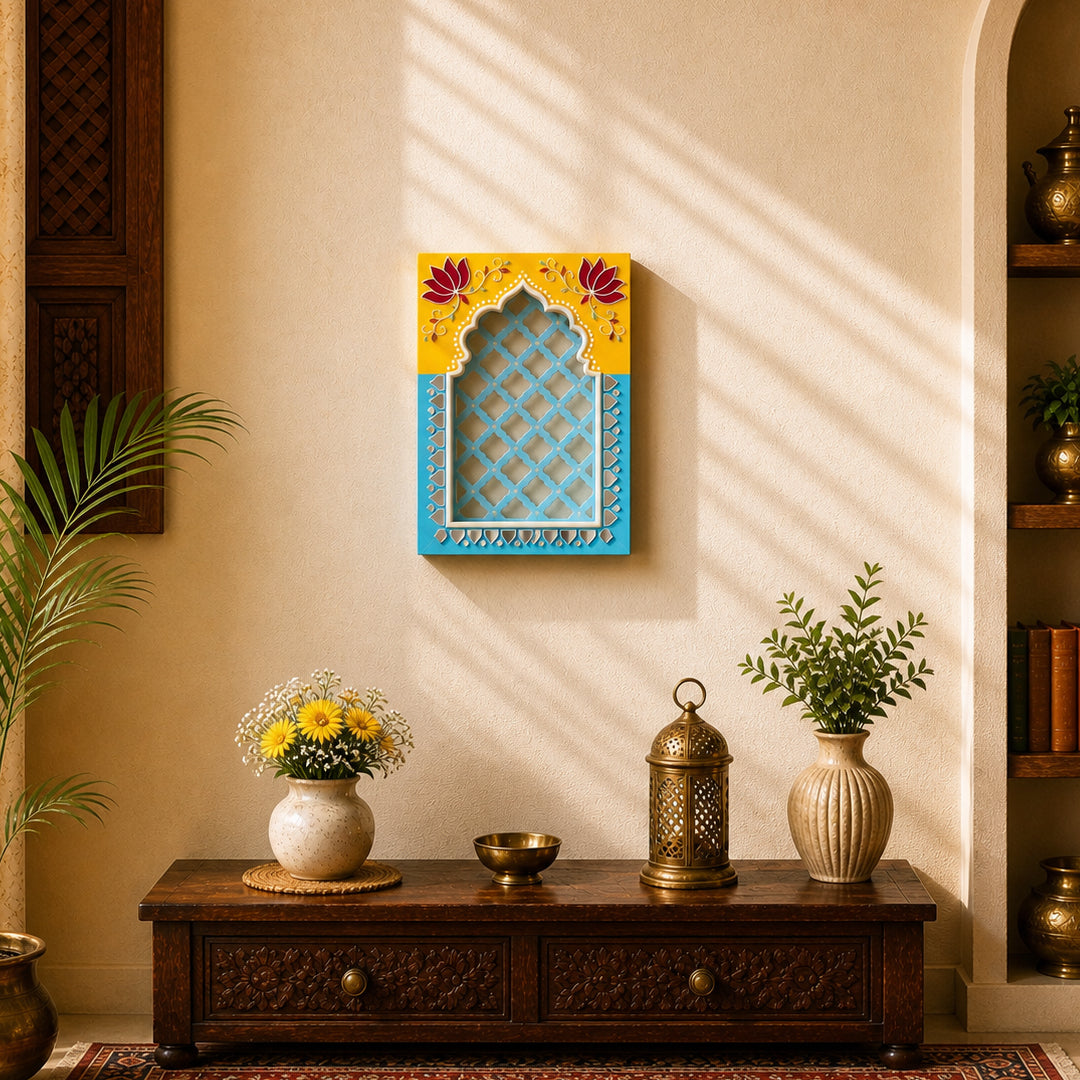 Royal Jali Jharokha Blue Series