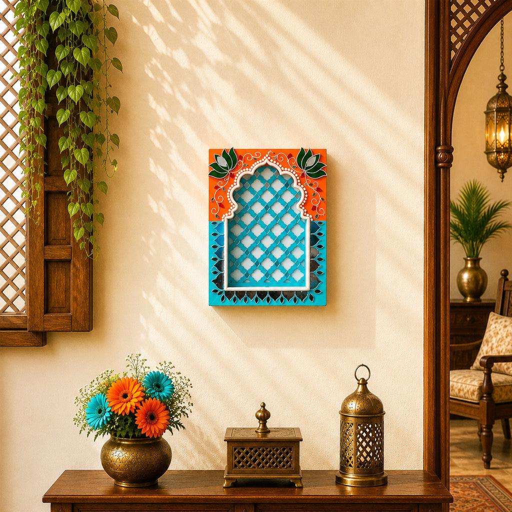 Royal Jali Jharokha Blue Series