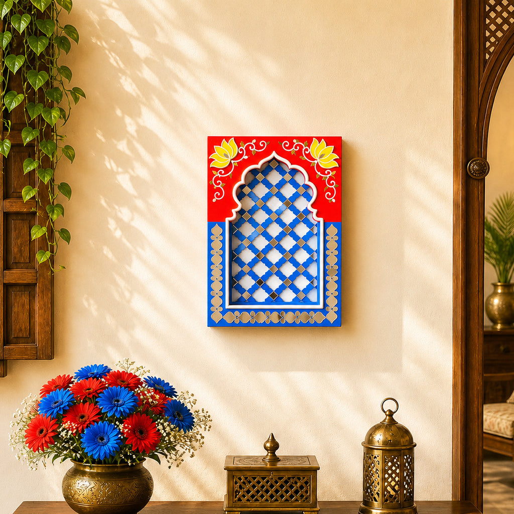 Royal Jali Jharokha Blue Series