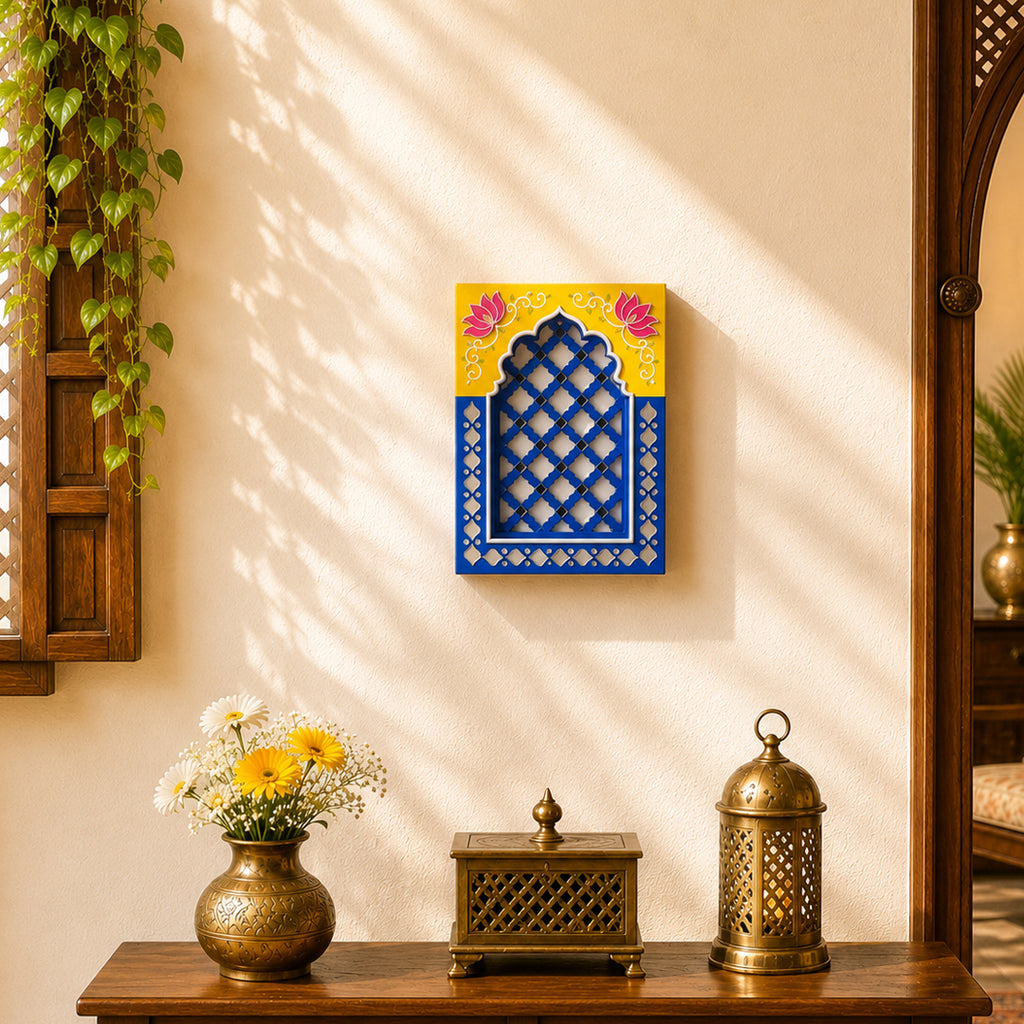 Royal Jali Jharokha Blue Series
