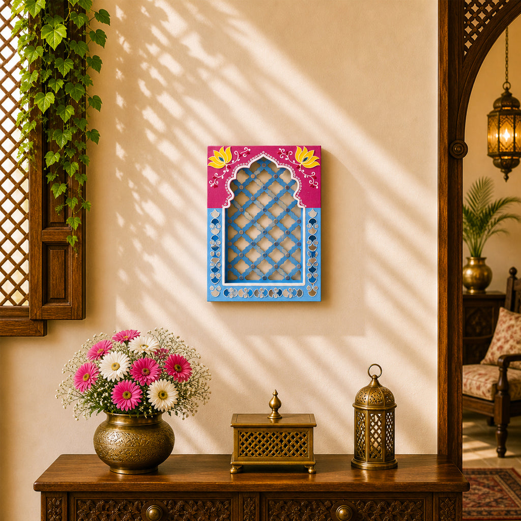 Royal Jali Jharokha Blue Series