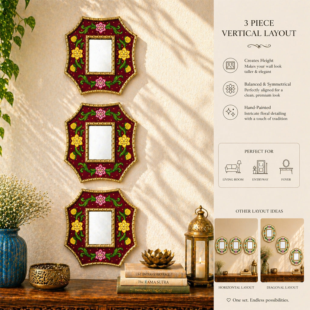 Blossom Mirror Wall Décor Classic