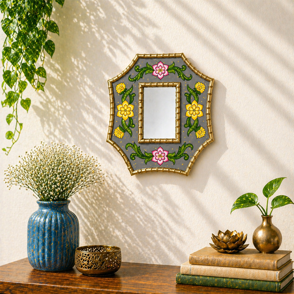 Blossom Mirror Wall Décor Elegant
