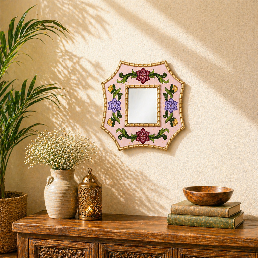 Blossom Mirror Wall Décor Royal
