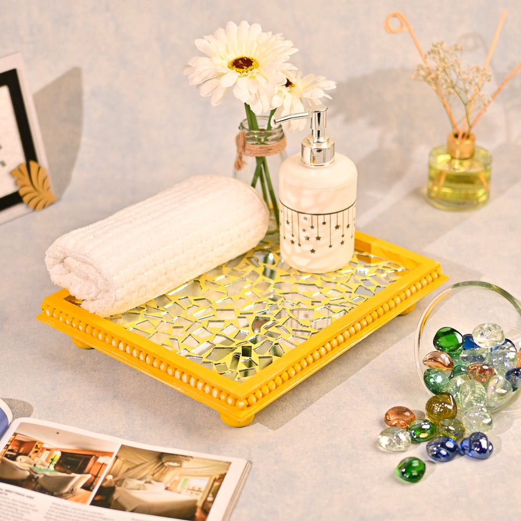 Bathroom Organizer Platter Tray Shouryam