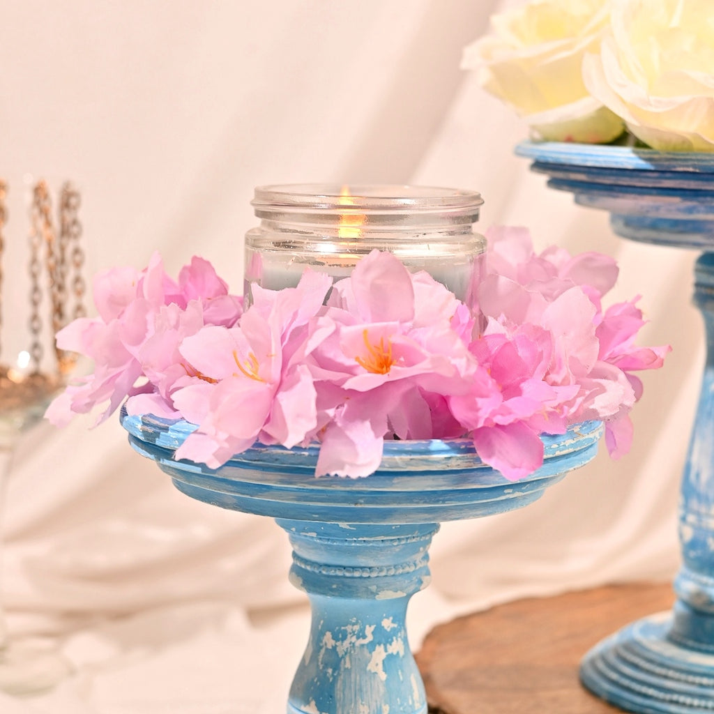 Vintage Platters For Floral Arrangements and Candles