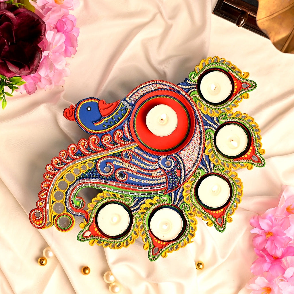 Mayura Deepdaan T Light Holder