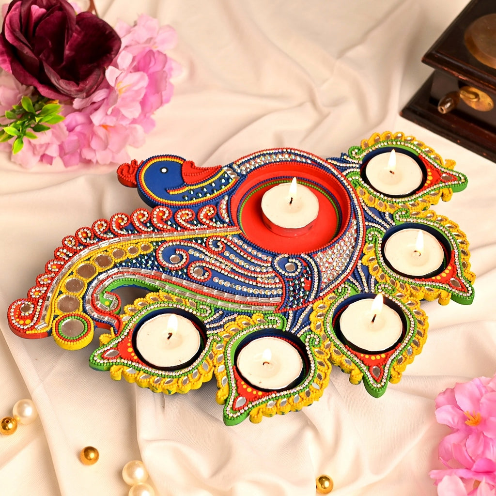 Mayura Deepdaan T Light Holder