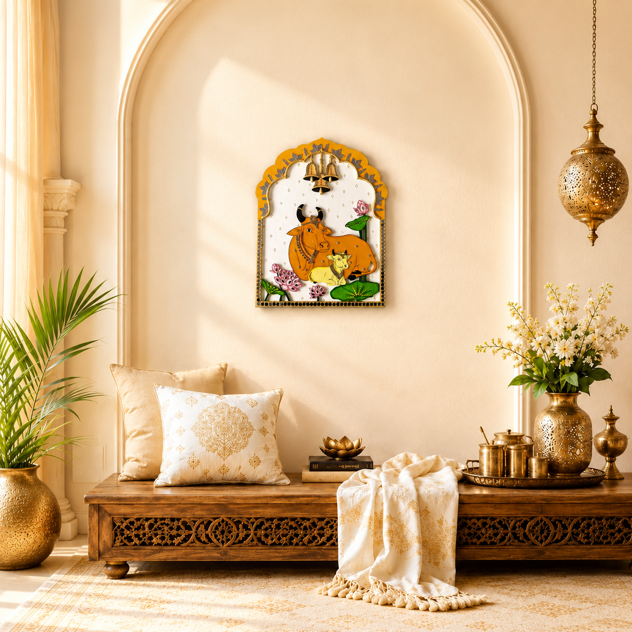 Pichwai Cow Wall Frames