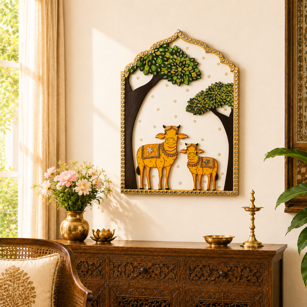 Pichwai Cow Wall Frames
