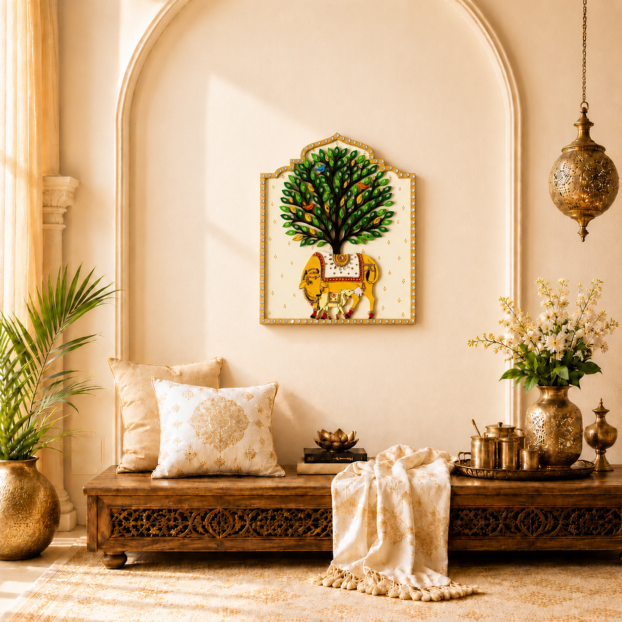 Pichwai Cow Wall Frames