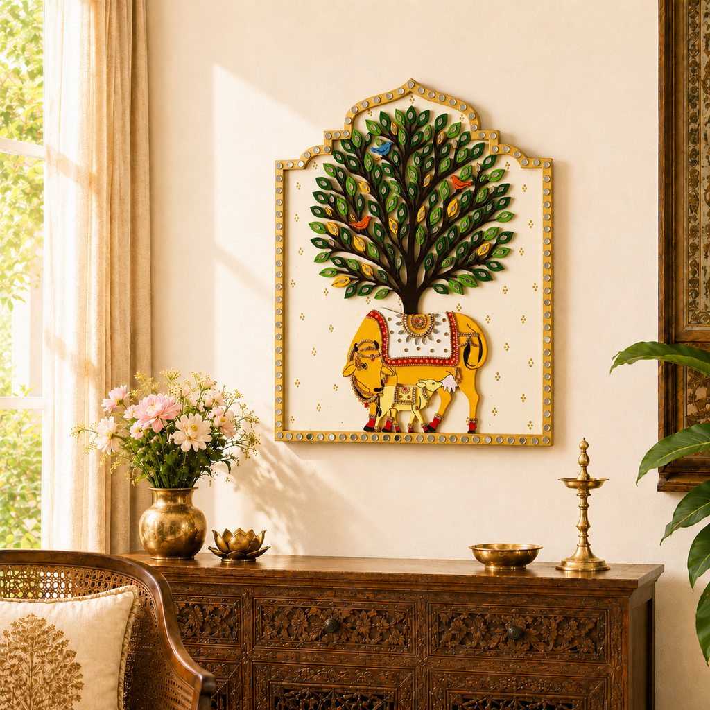 Pichwai Cow Wall Frames