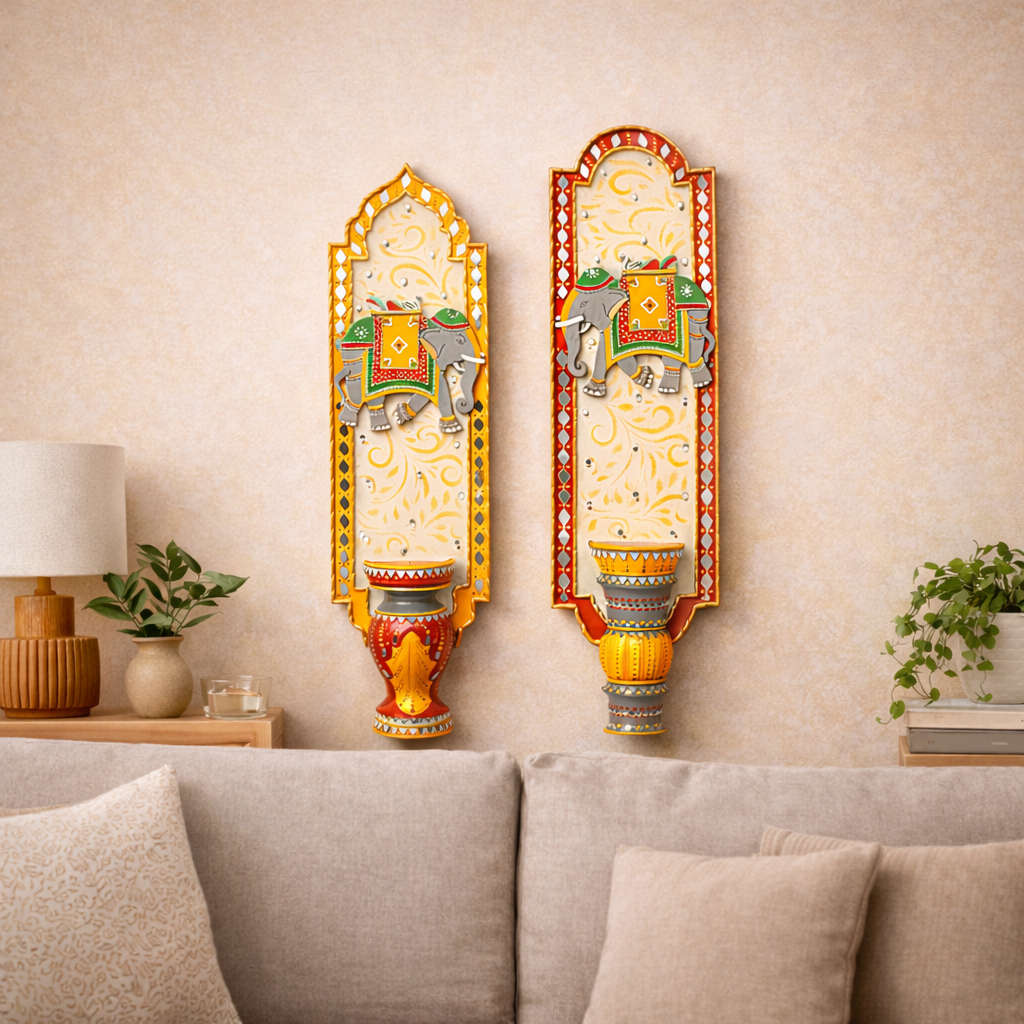 Shriyam Wall Panel Elephant