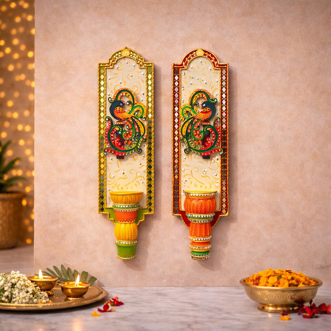 Shriyam Wall Panel Peacock