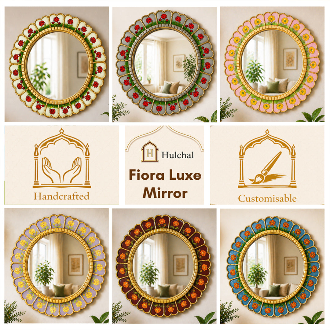 Fiora Luxe Mirror Wall Décor Collage