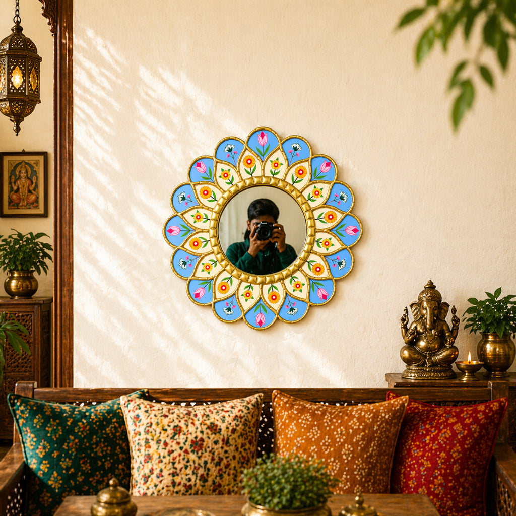Floral Mirror Wall Décor B