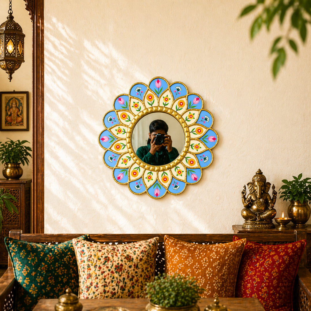 Floral Mirror Wall Décor B