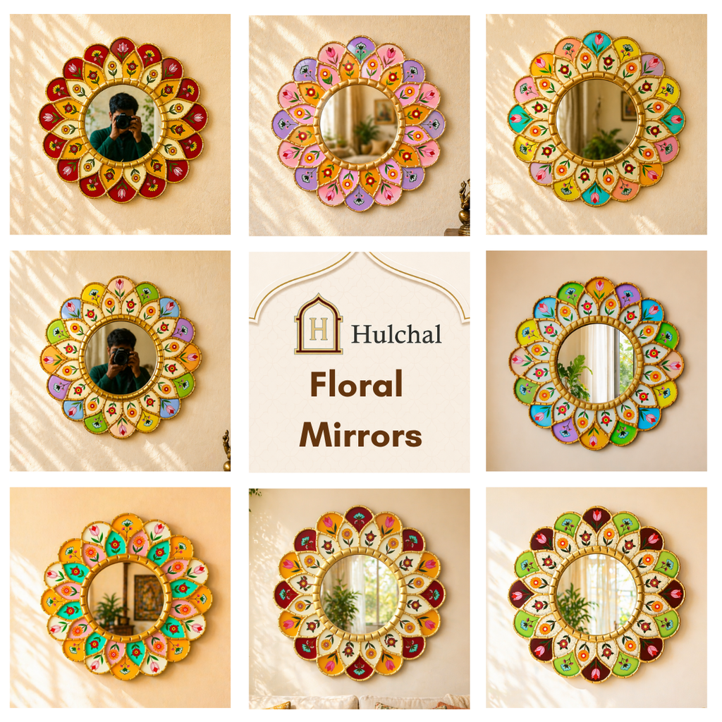 Floral Mirror Wall Décor A