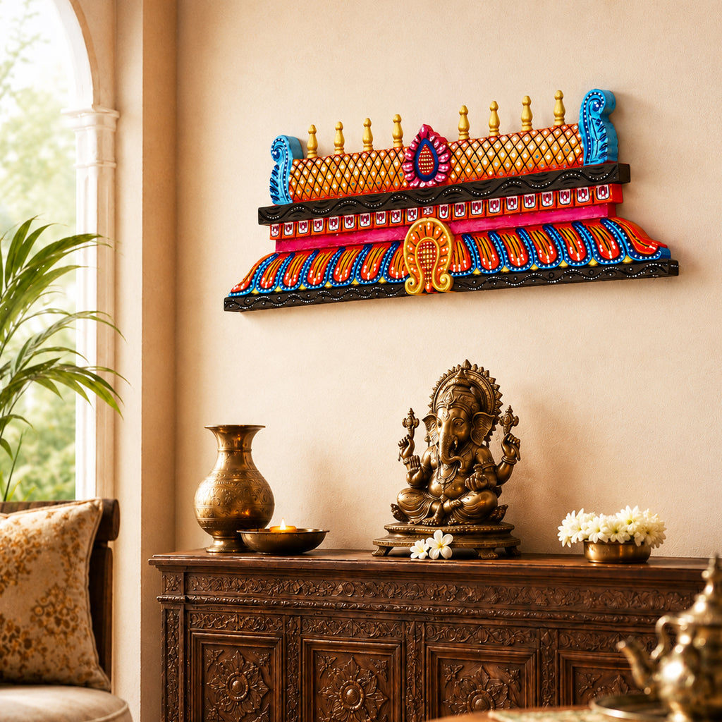 Hand Carved Gopuram 30 Inches