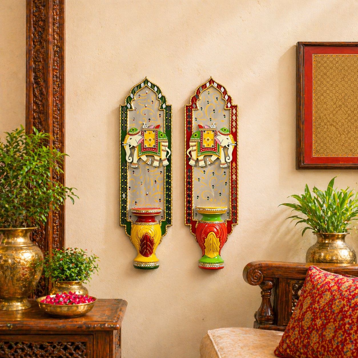 Shriyam Wall Panel Elephant