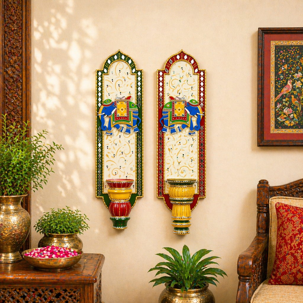 Shriyam Wall Panel Elephant