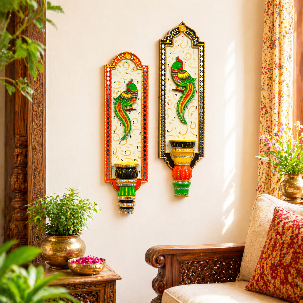 Shriyam Wall Panel Parrot