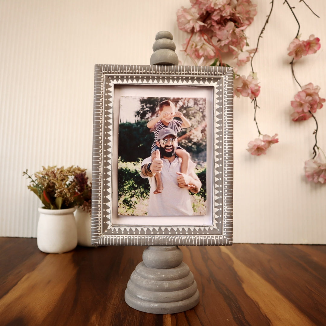 Worli Pattern Vintage Photo Frame