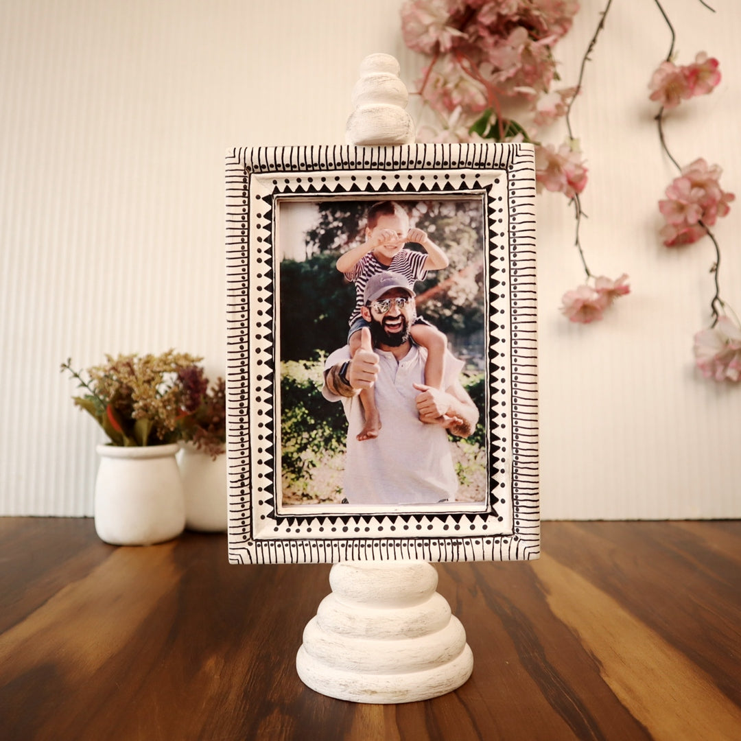 Worli Pattern Vintage Photo Frame