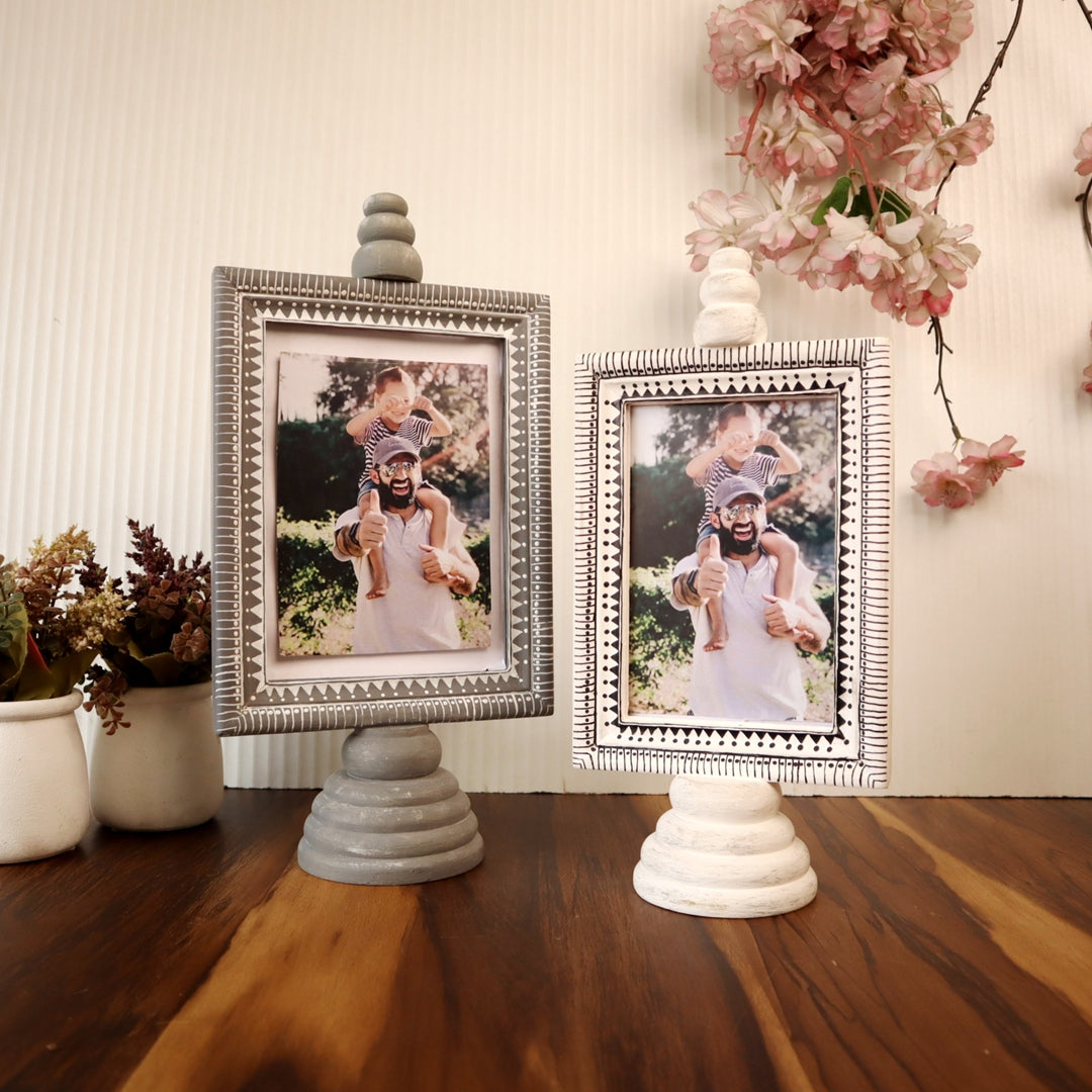 Worli Pattern Vintage Photo Frame