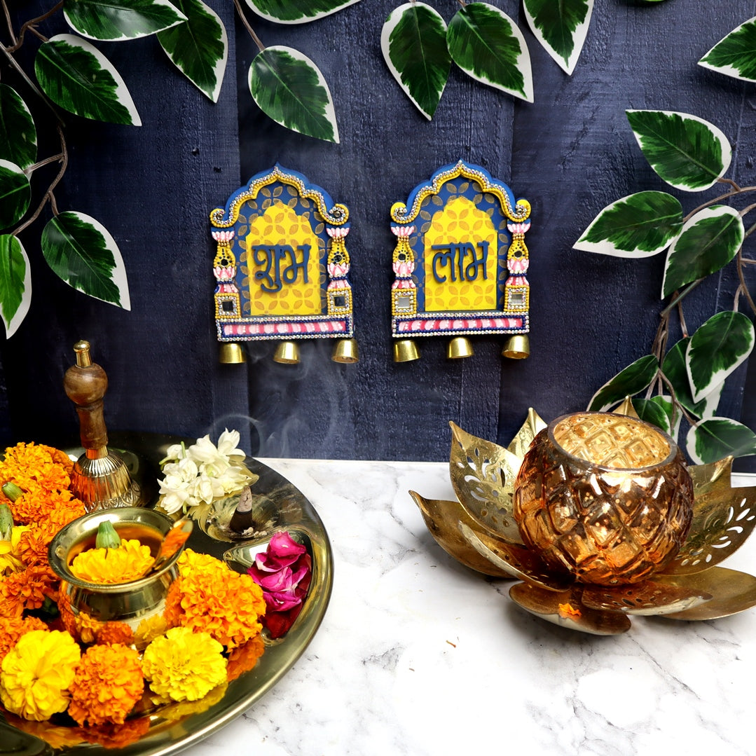 Rajwadi Jharokha Shubh Labh Sohn Diwali Decor