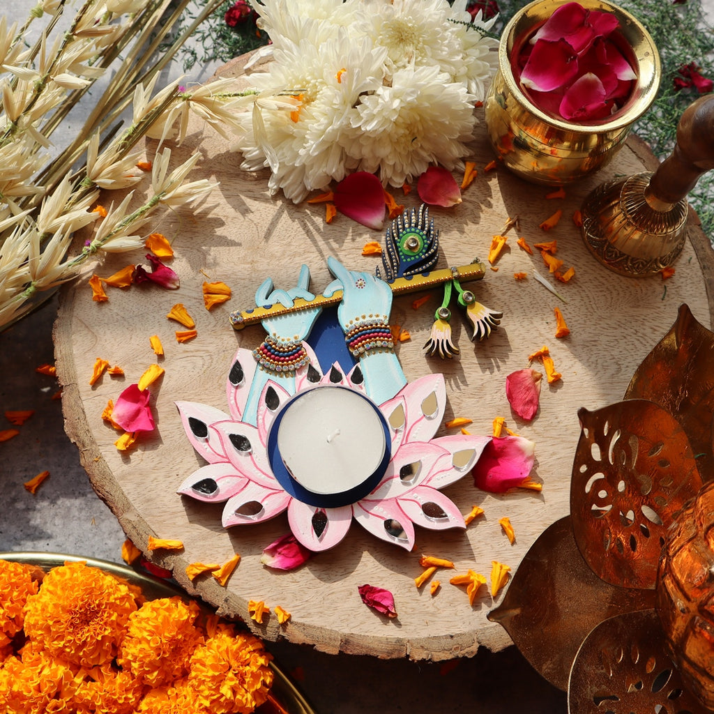 Tea Light Candle Holder Diya Murari