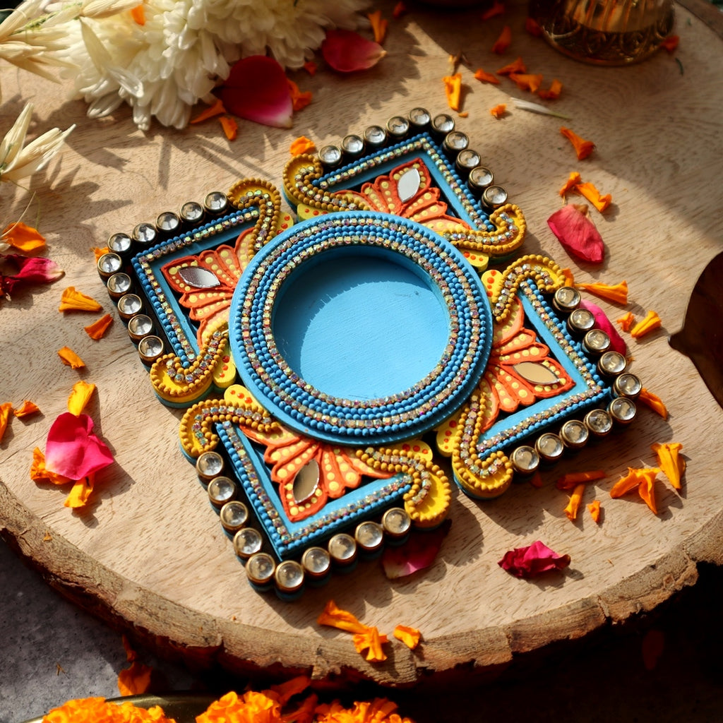 Mauktik Tea Light Candle Holder Diya