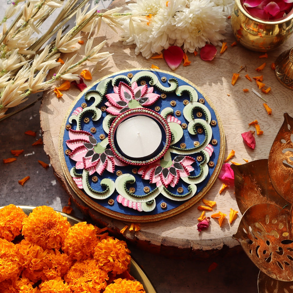 Nalinipunj Tea Light Candle Holder Diya