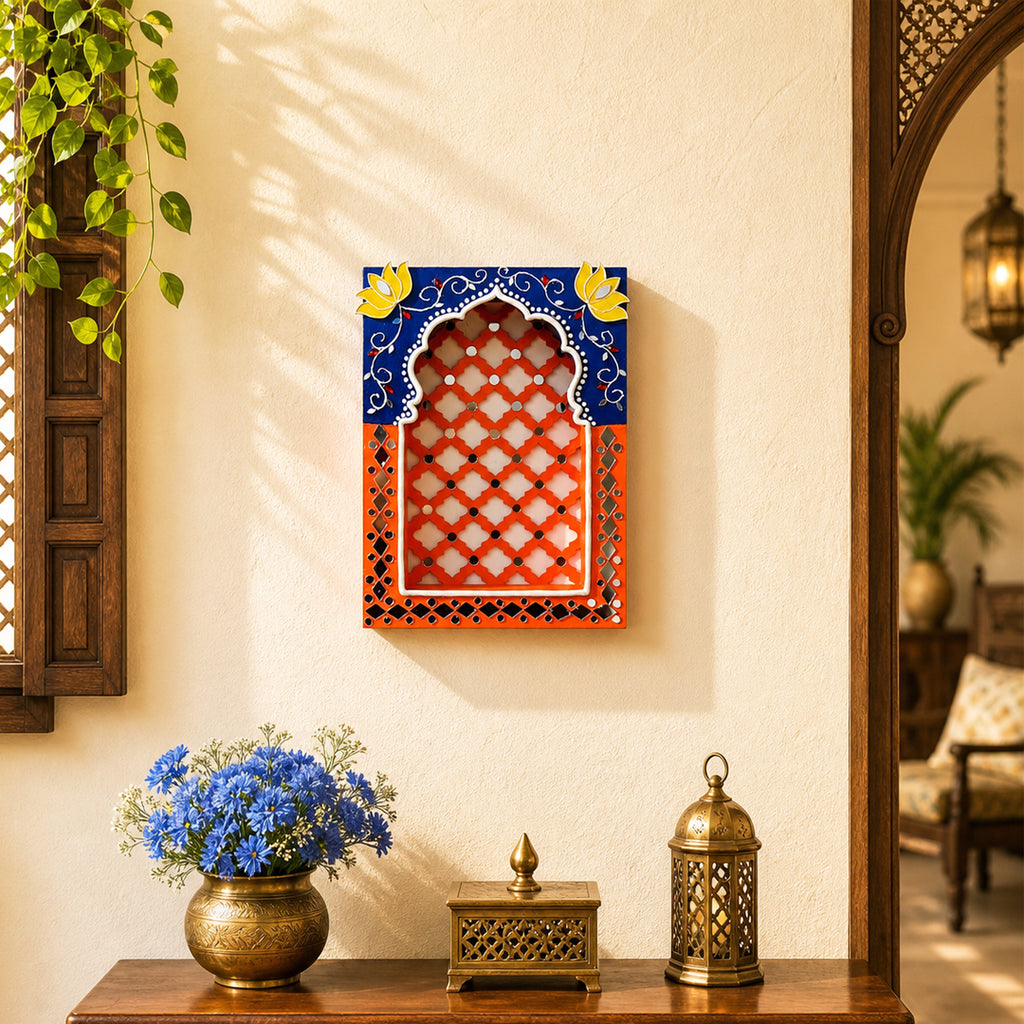 Royal Jali Jharokha Yellow & Oranges Series