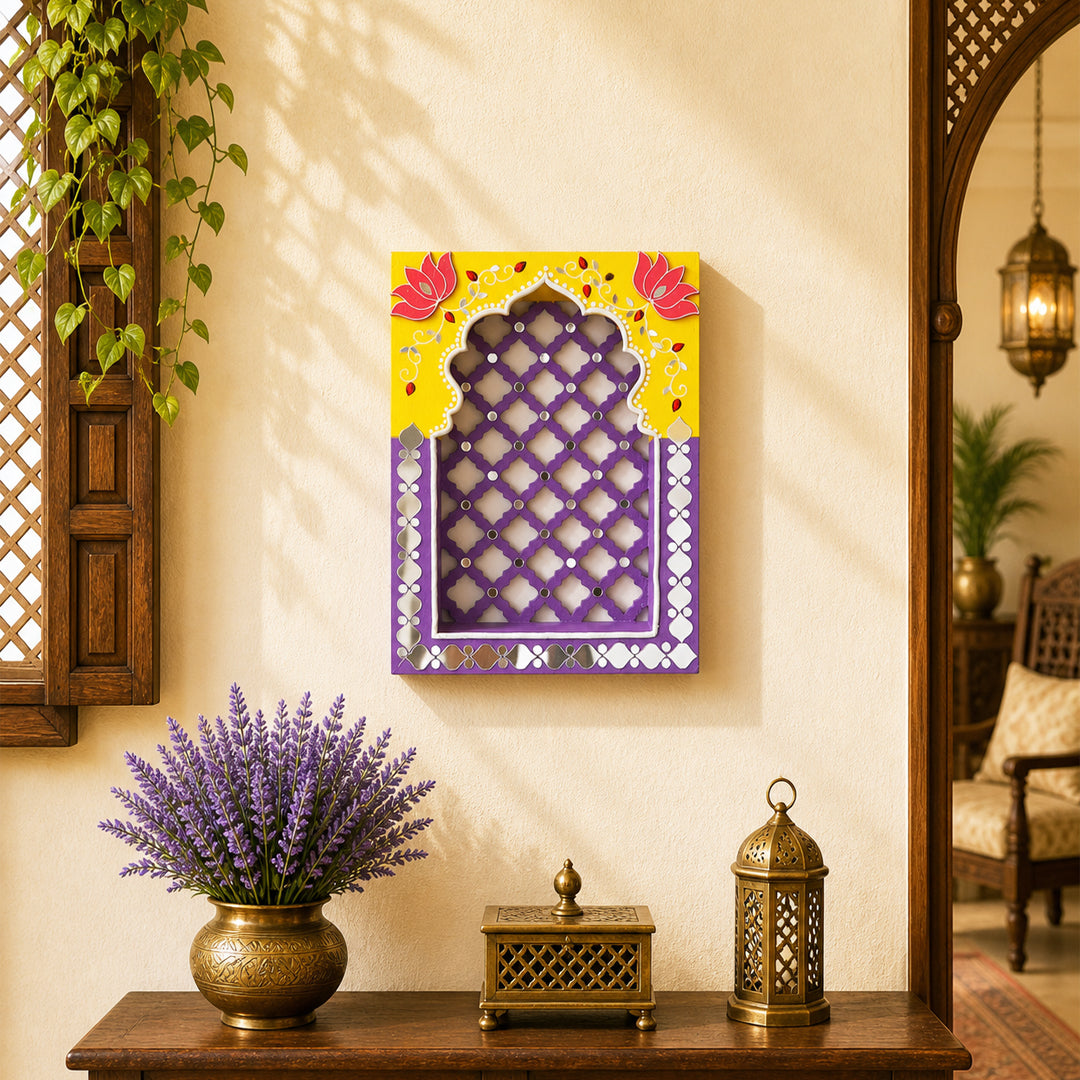 Royal Jali Jharokha Pinks & Purples Series