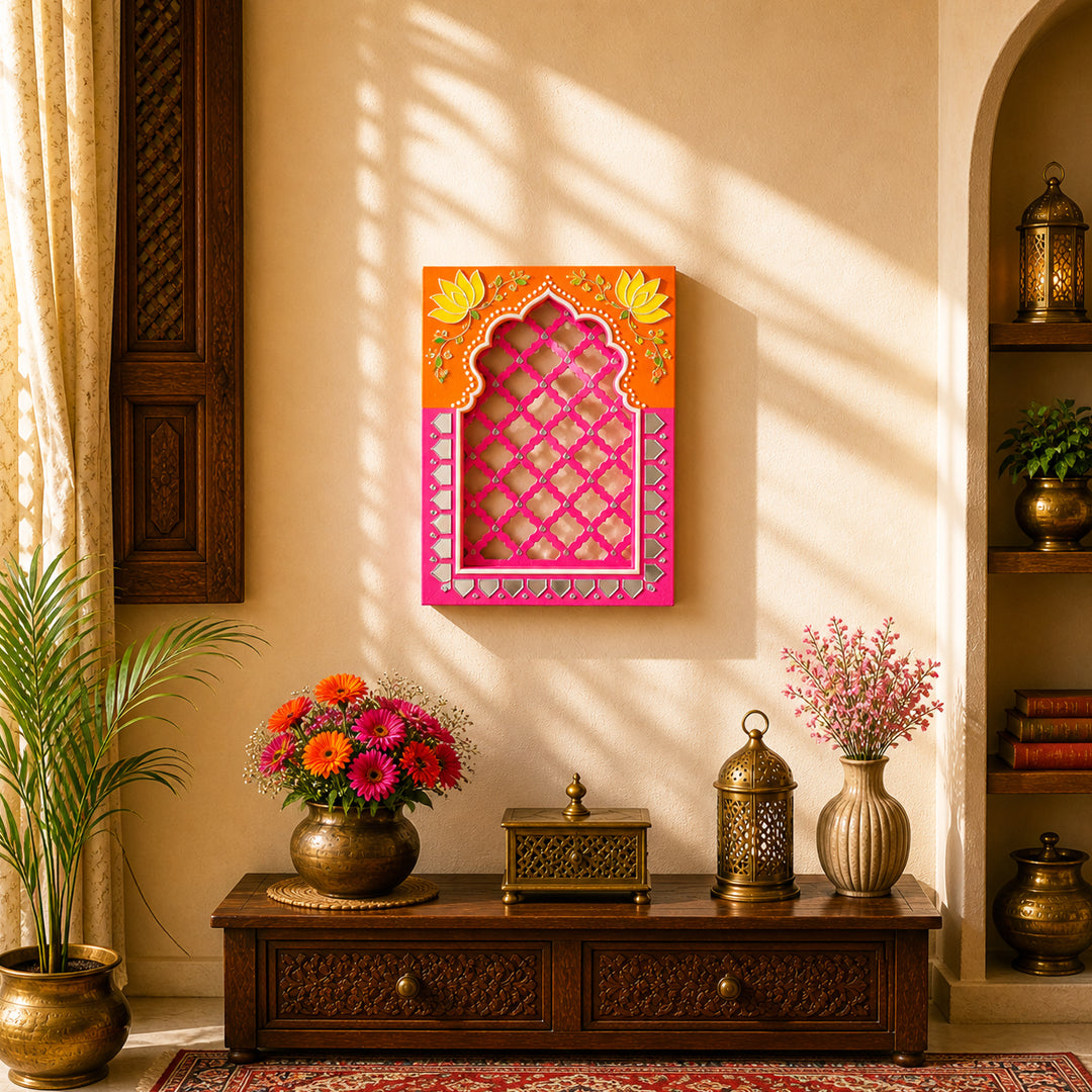 Royal Jali Jharokha Pinks & Purples Series