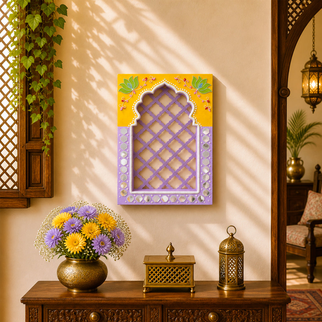 Royal Jali Jharokha Pinks & Purples Series