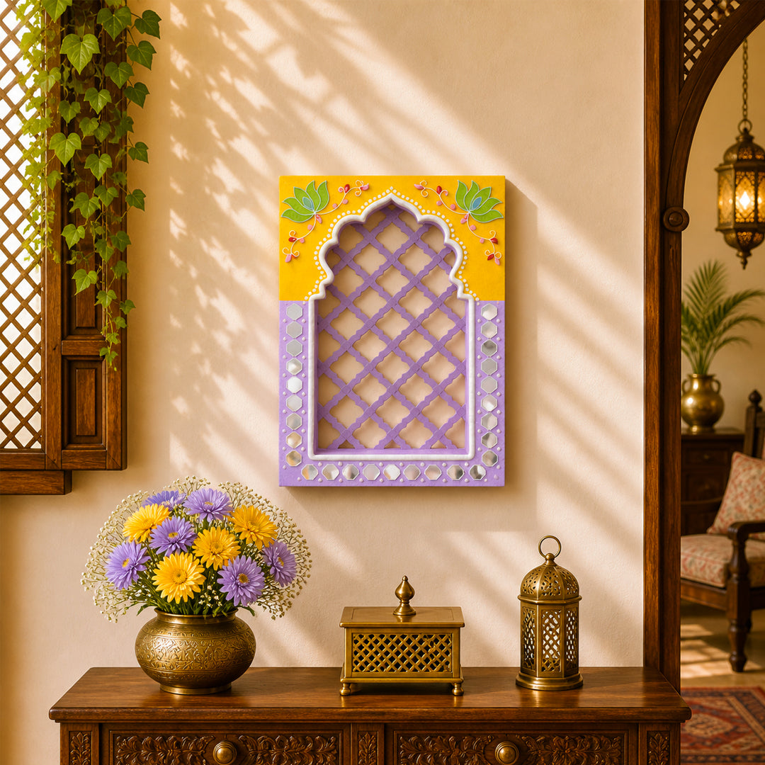 Royal Jali Jharokha Pinks & Purples Series