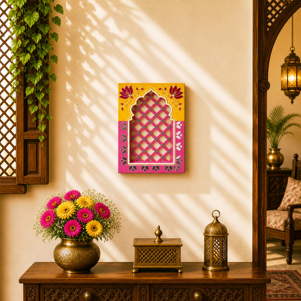 Royal Jali Jharokha Pinks & Purples Series