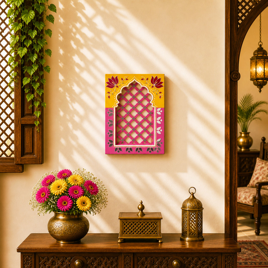 Royal Jali Jharokha Pinks & Purples Series