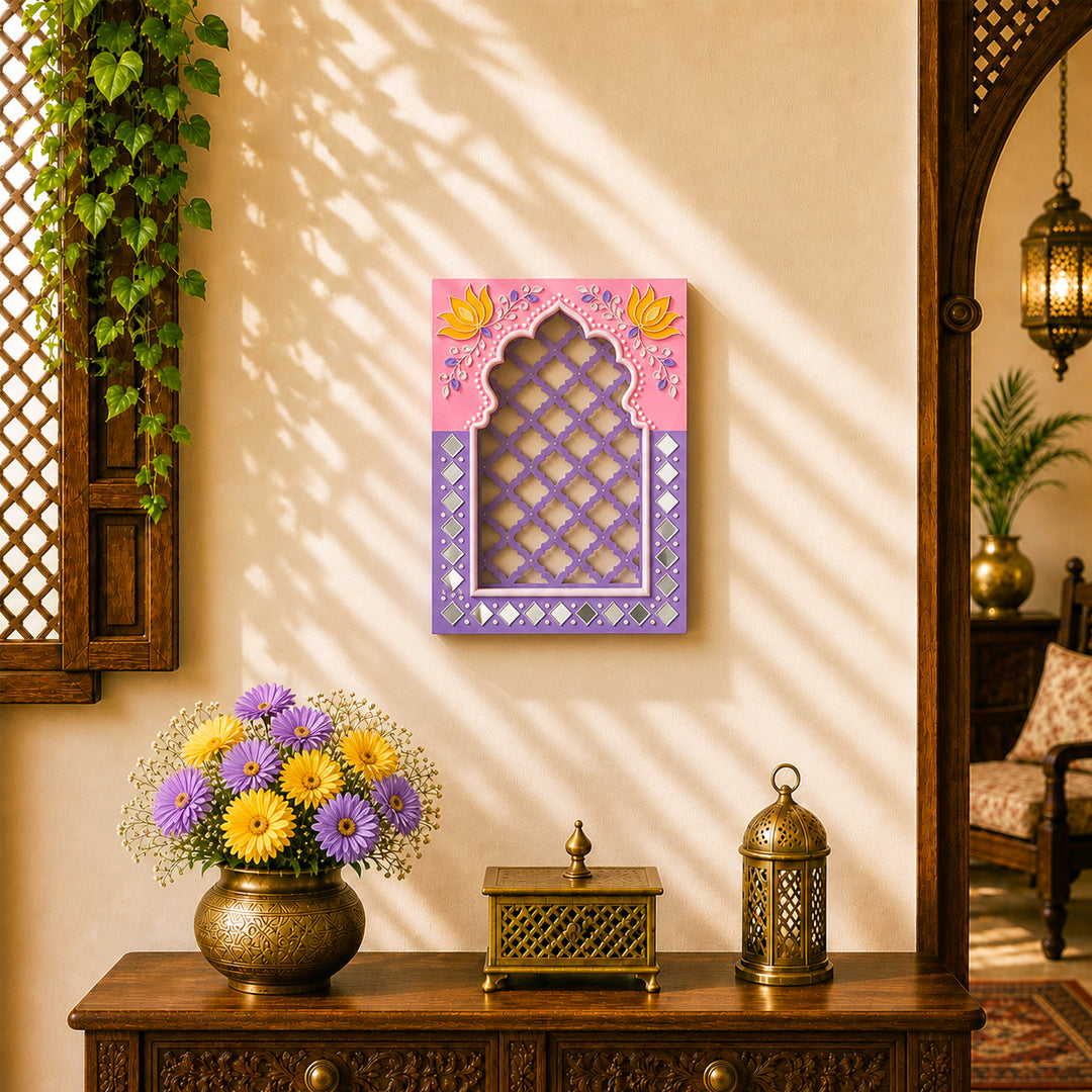 Royal Jali Jharokha Pinks & Purples Series