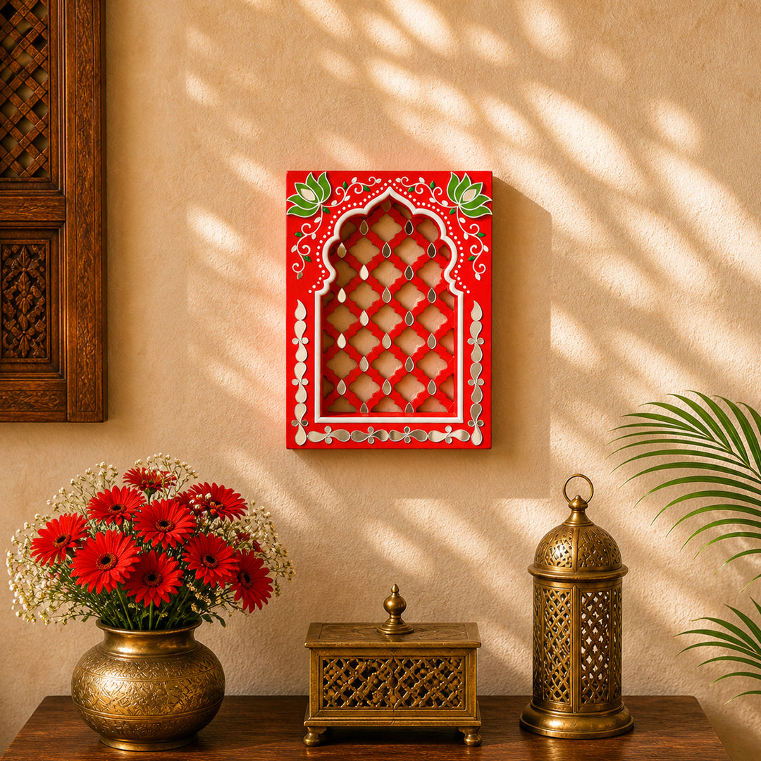 Royal Jali Jharokha Single Warm Colors Series
