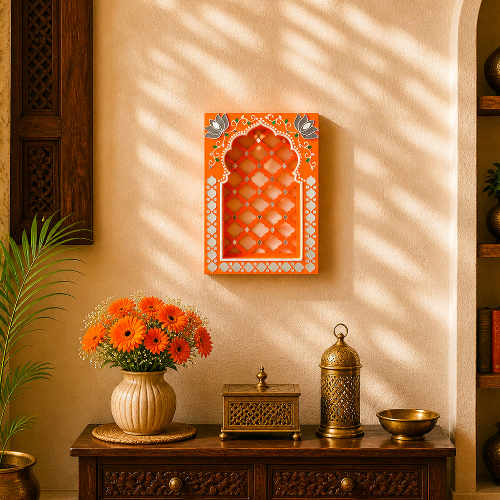 Royal Jali Jharokha Single Warm Colors Series