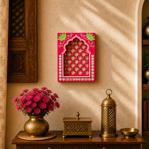 Royal Jali Jharokha Single Warm Colors Series