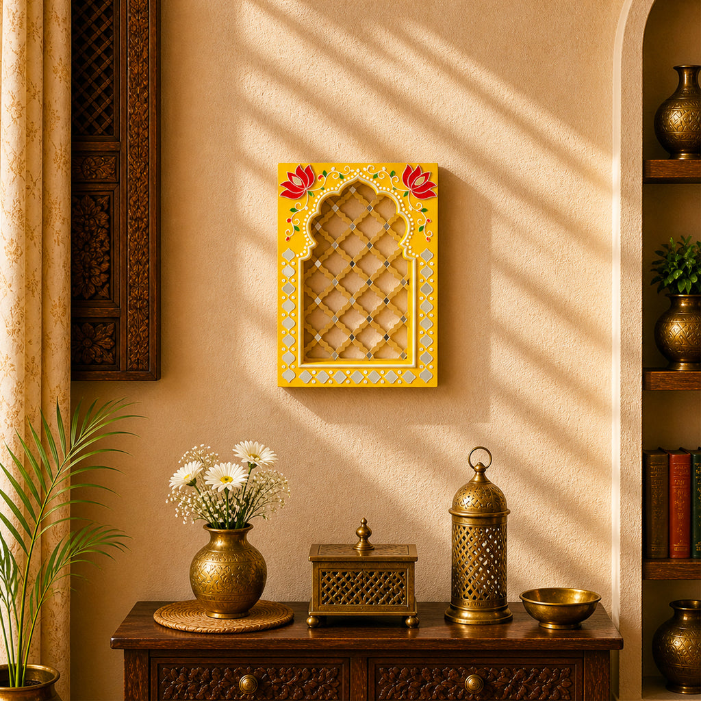 Royal Jali Jharokha Single Warm Colors Series