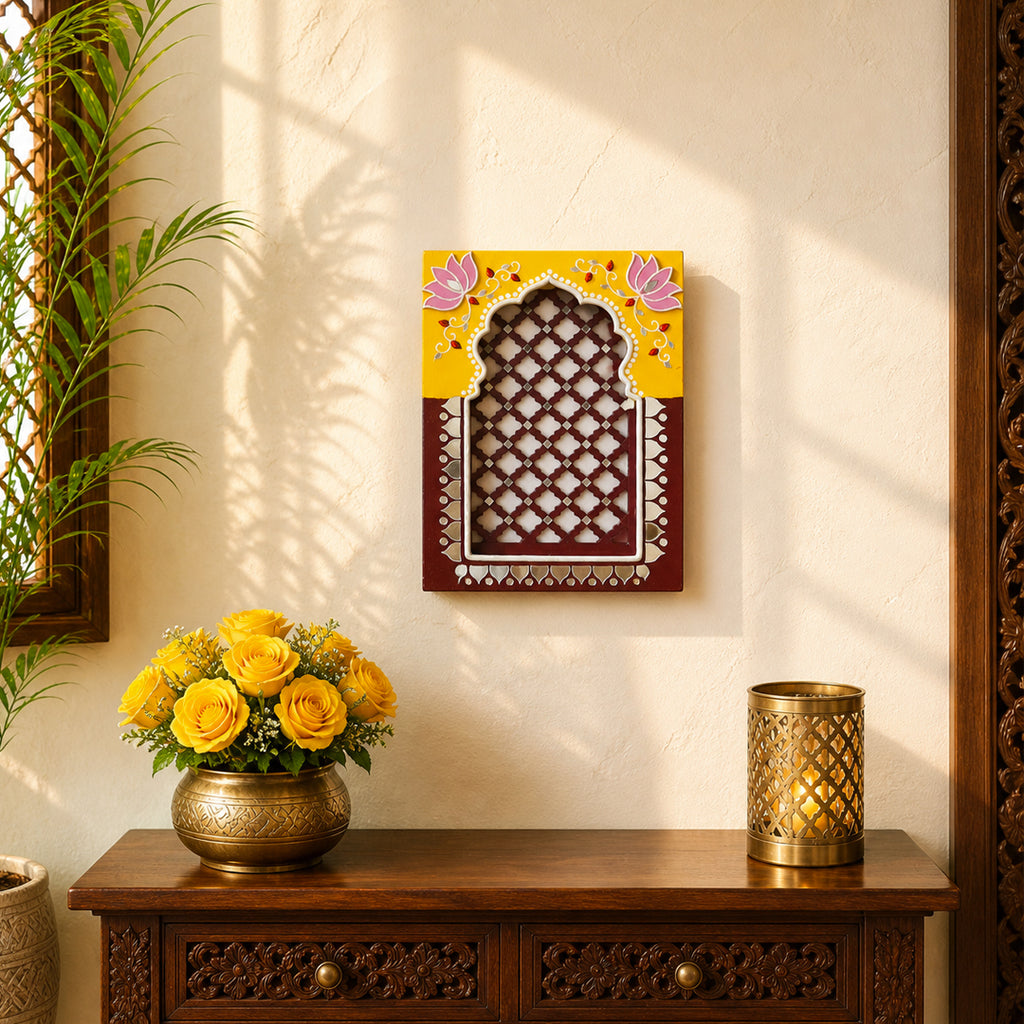 Royal Jali Jharokha Reds & Browns Series