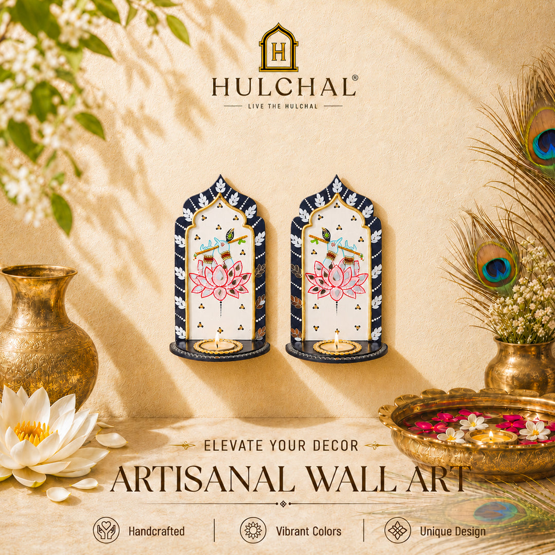 Muralidhar Jharokha T Light Holder