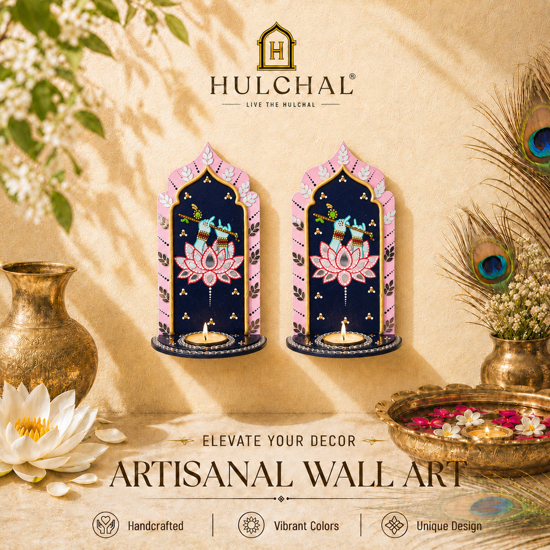 Muralidhar Jharokha T Light Holder